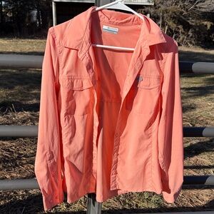 Columbia Women's Peach Button-Up Jacket